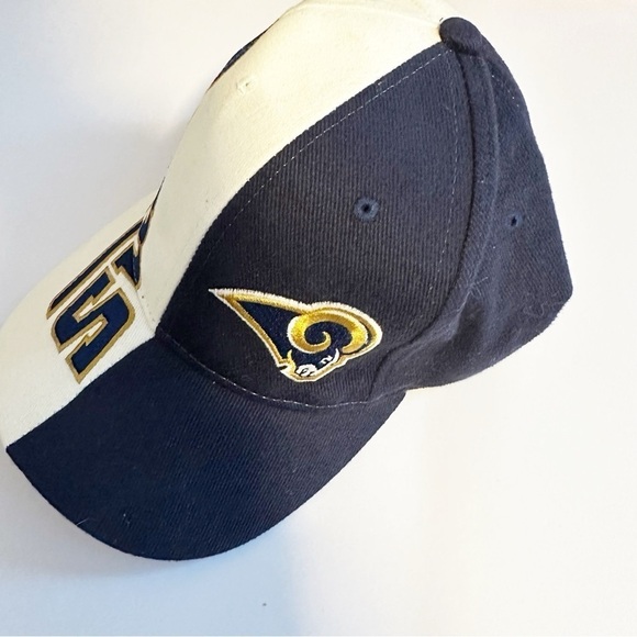 NFL Game Day St. Louis RAMS Adjustable Strapback Hat Embroidered Vintage 90s - Picture 3 of 7
